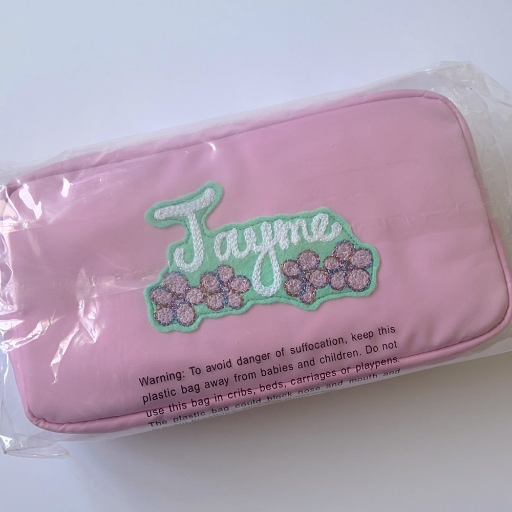 SCL Small Embroidered Jayme Pouch